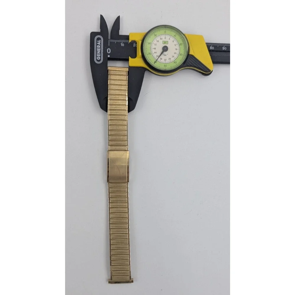 Speidel Gold Twist O Flex Stainless Steel Mens Watch Band